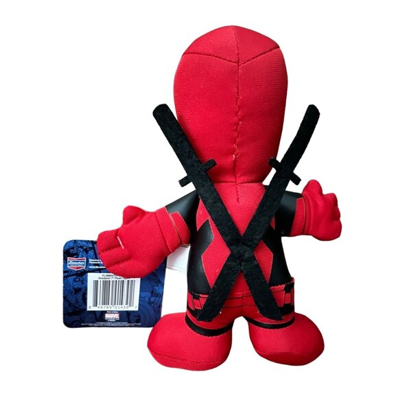 Marvel Deadpool Plush Toy - 8" - Bleacher Creatures - Soft & Cuddly Mercenary Fu - Picture 5 of 7